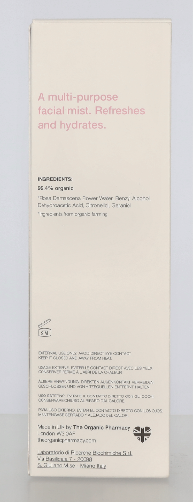The Organic Pharmacy Rose Facial Spritz 100ml
