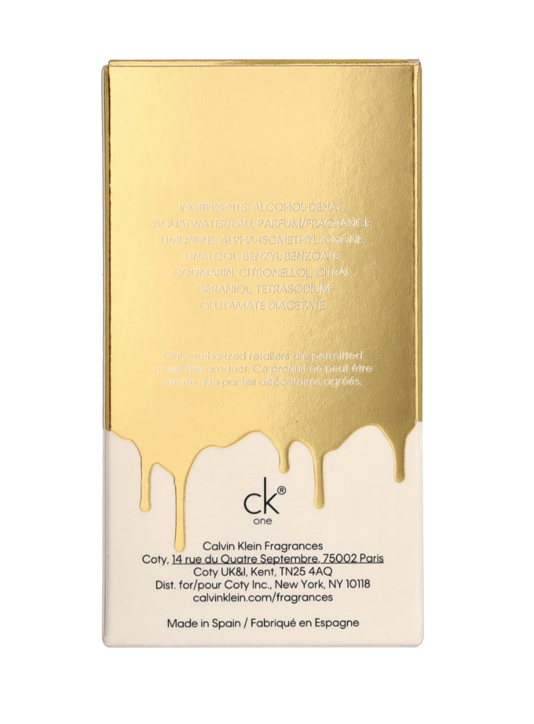 Calvin Klein Ck One Gold Eau de toilette Spray