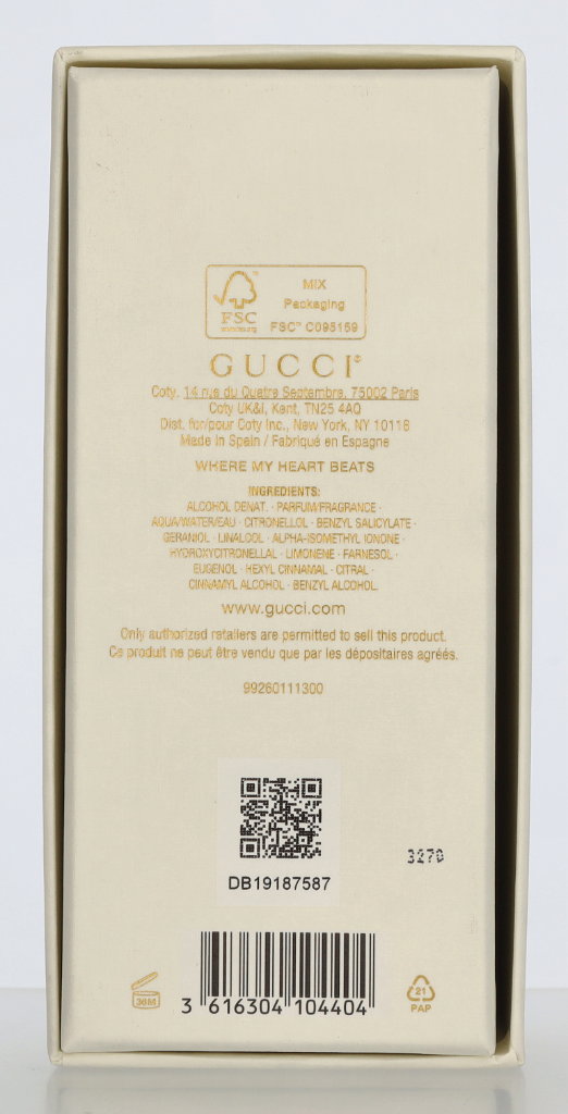 Gucci Where My Heart Beats Edp Spray 100 ml