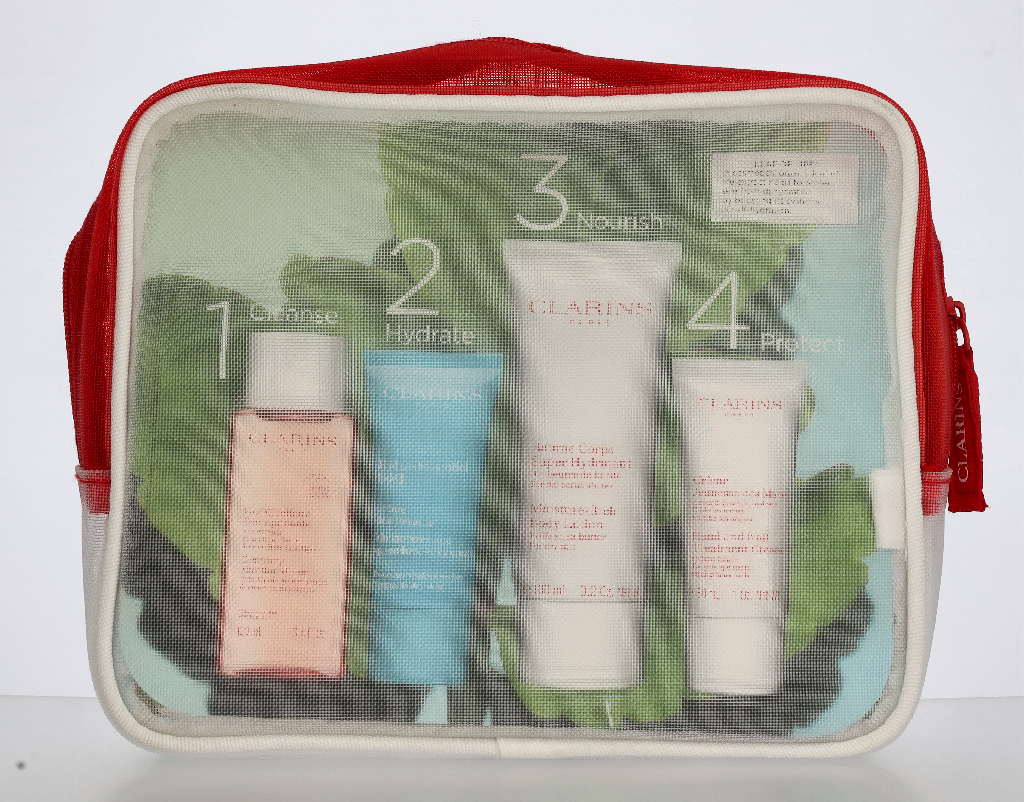 Clarins Head-To-Toe Moisturizing Essentials Set 228 ml