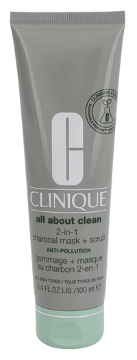 Clinique All About Clean 2-In-1 Charcoal Mask + Scrub 100ml