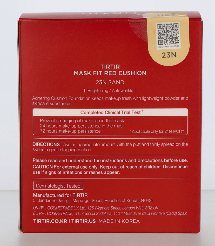 Tirtir Mask Fit Red Cushion Foundation SPF40 18 g