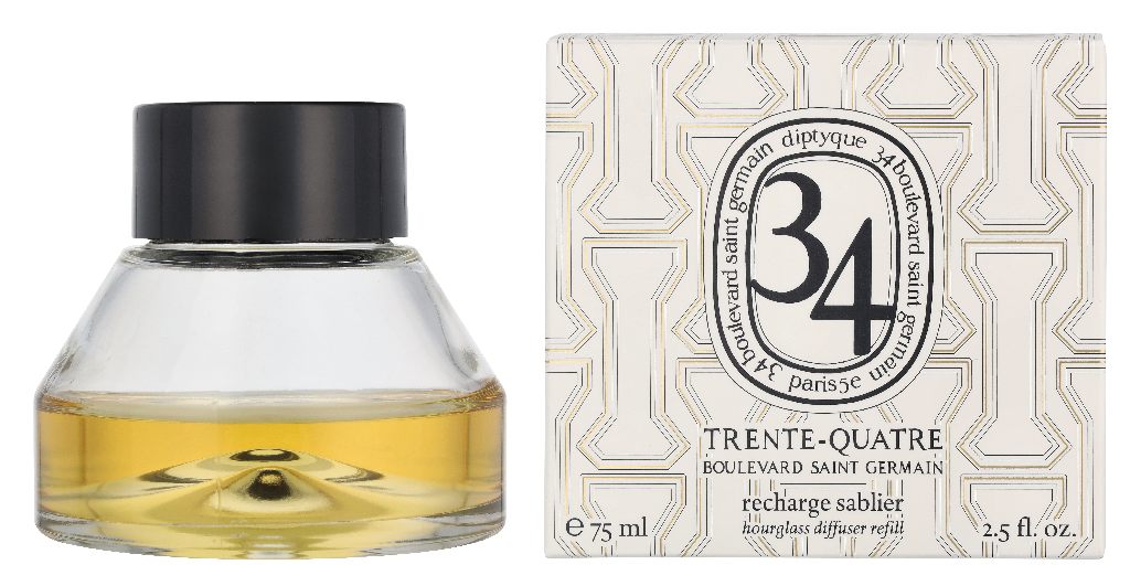 Diptyque 34 Boulevard St Germain Hourglass Diffuser Refill 75 ml