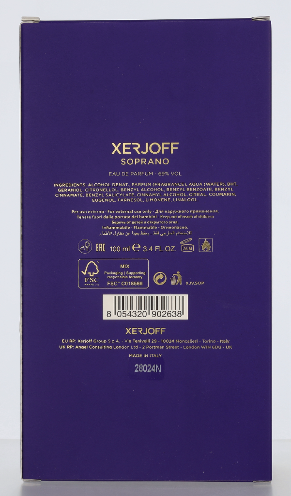 Xerjoff Soprano Eden Edp Spray 100 ml