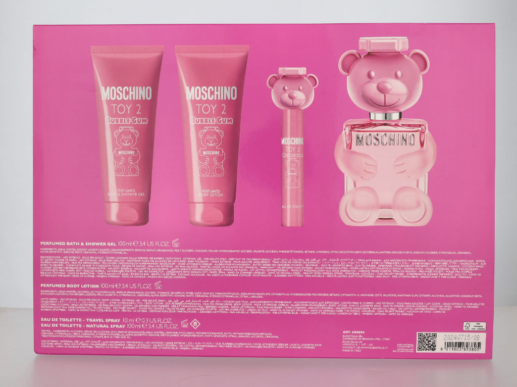 Moschino Toy 2 Bubble Gum Set 310 ml