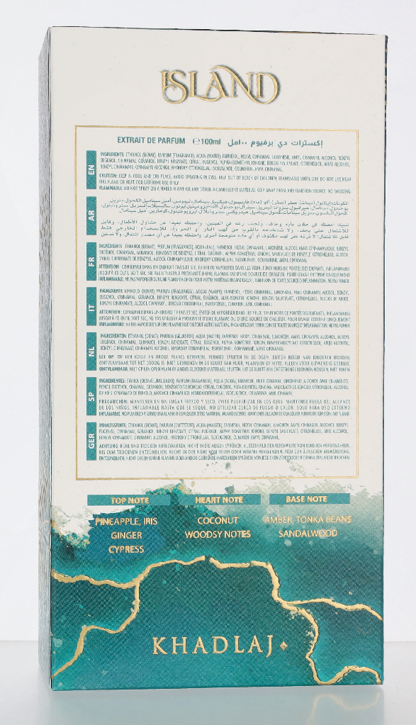 Khadlaj Island Extrait De Parfum 100 ml