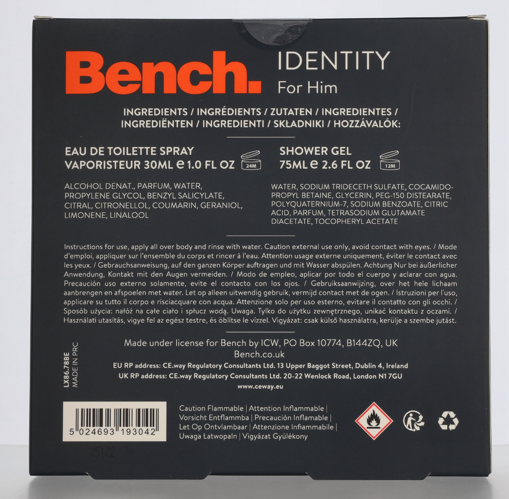 Bench Identity For Him Giftset