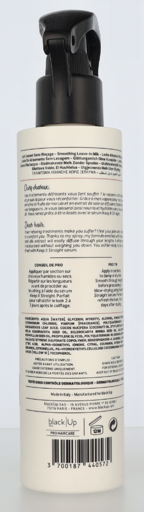 Black Up Prep & Refresh Keep It Straight Leave-In Smoothing 250 ml