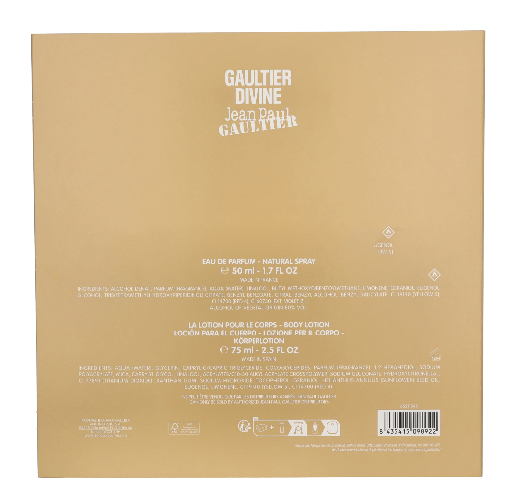 J.P. Gaultier Divine Giftset 125 ml