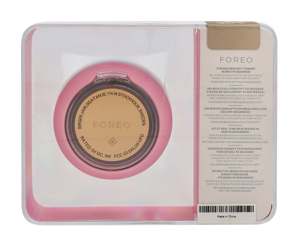 Foreo Ufo LED Thermo Activated Smart Mask - Pearl Pink 1 stuk