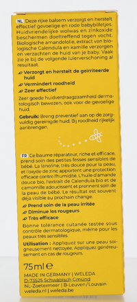 Weleda Baby Calendula Diaper Rash Cream 75 ml