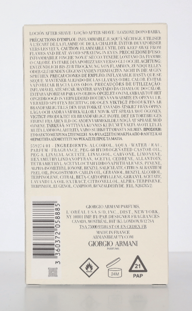 Armani Acqua Di Gio Pour Homme After Shave Lotion 100 ml