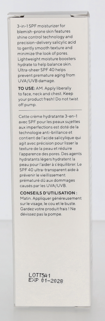 Murad Superactive Moisturizer Oil + Pore Control SPF40 50 ml