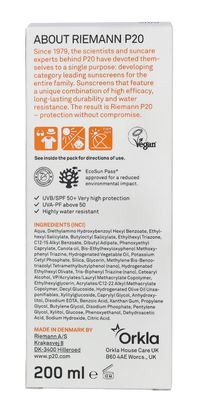 P20 Kids Lotion SPF50+ 200 ml