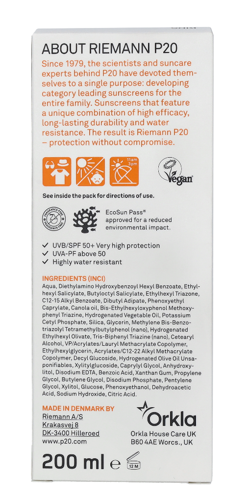 P20 Kids Lotion SPF50+ 200 ml