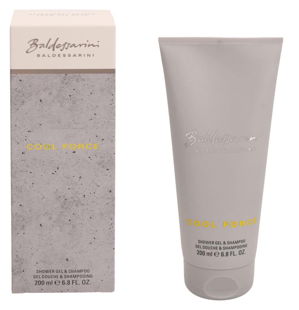Baldessarini Cool Force Shower Gel & Shampoo 200ml