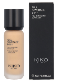Kiko Milano Full Coverage 2 In 1 Foundation & Concealer 25 ml