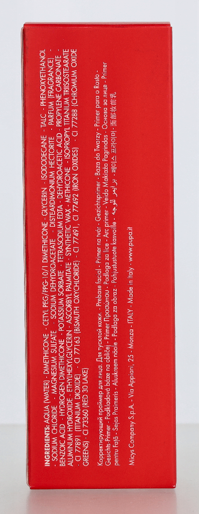 Pupa Prime Me Corrective Face Primer 30 ml