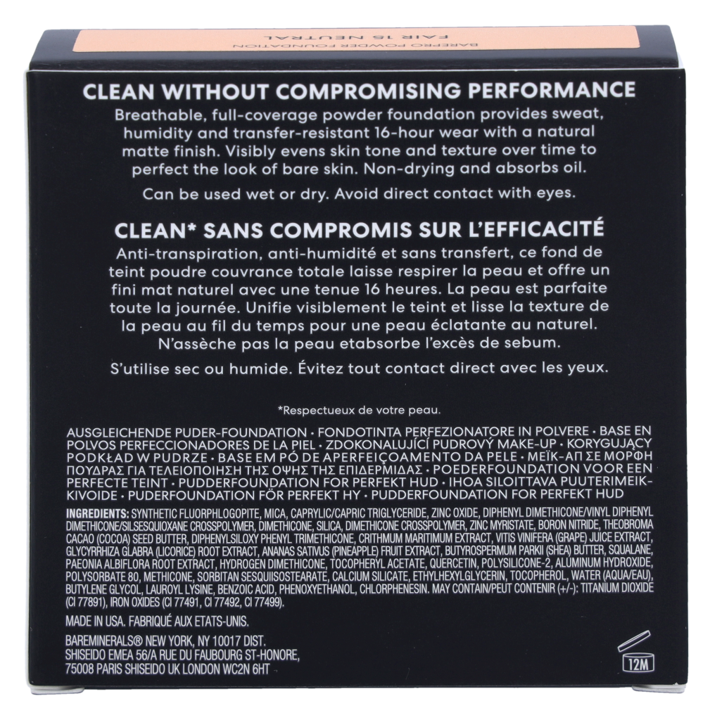 BareMinerals BarePro Performance Wear Powder Foundation 8 g