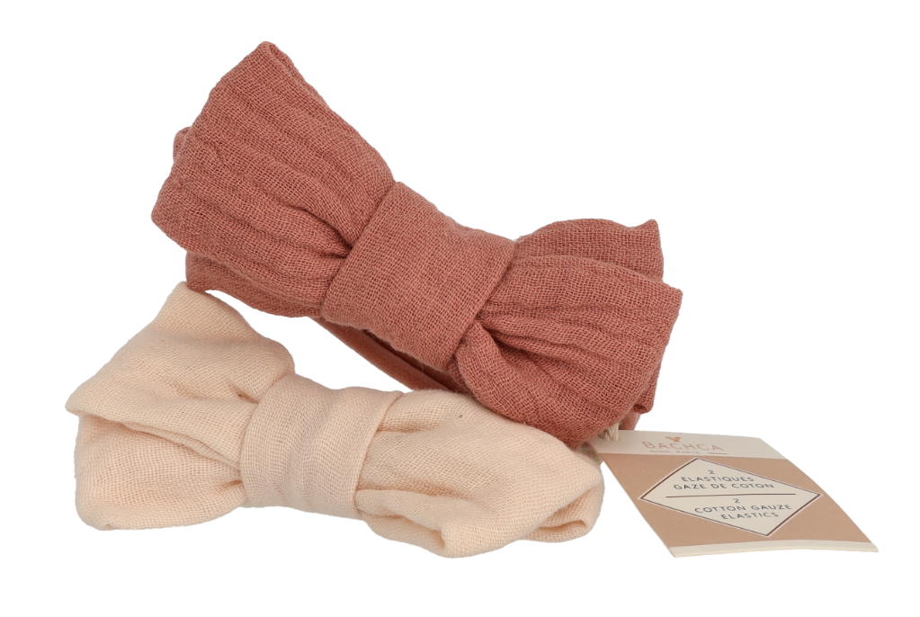 Bachca Paris Gauze Knot Elastic Bows Set 2 Stueck