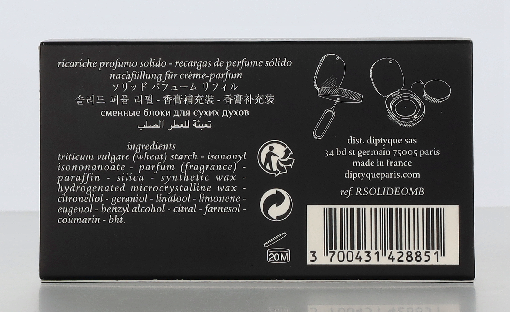 Diptyque L'Ombre Dans L'Eau Solid Perfume Refill 6 g