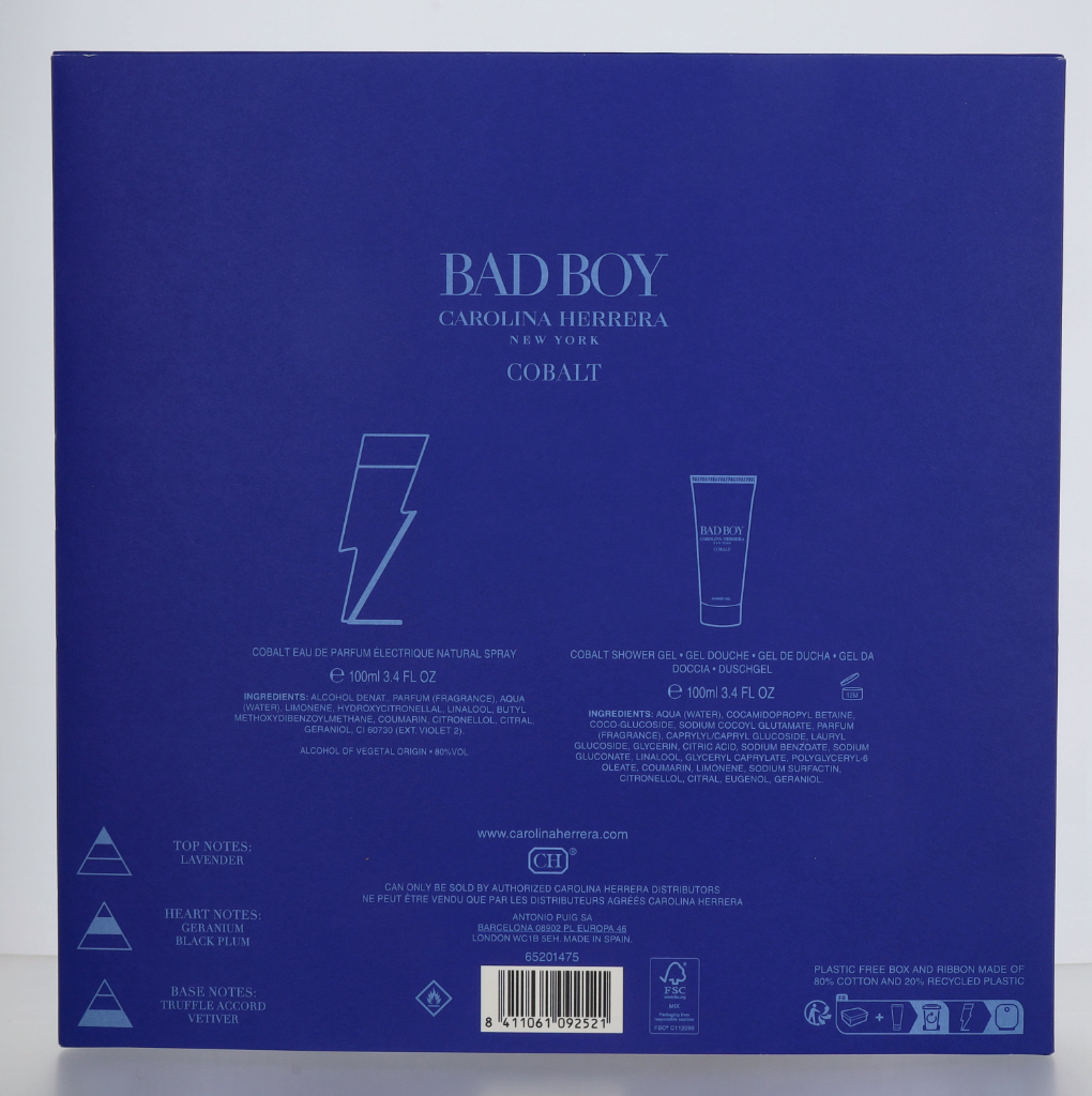 Carolina Herrera Bad Boy Cobalt Giftset