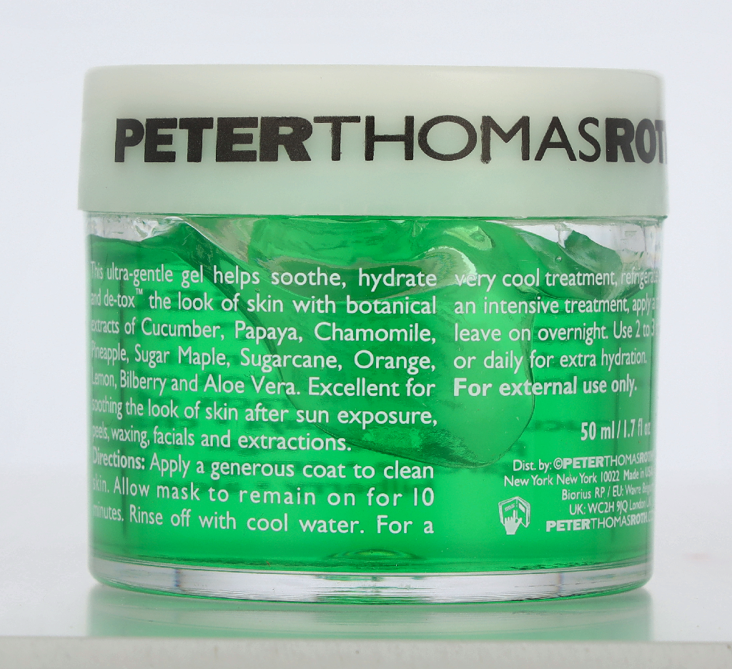 P.T. Roth Cucumber Gel Mask 50 ml