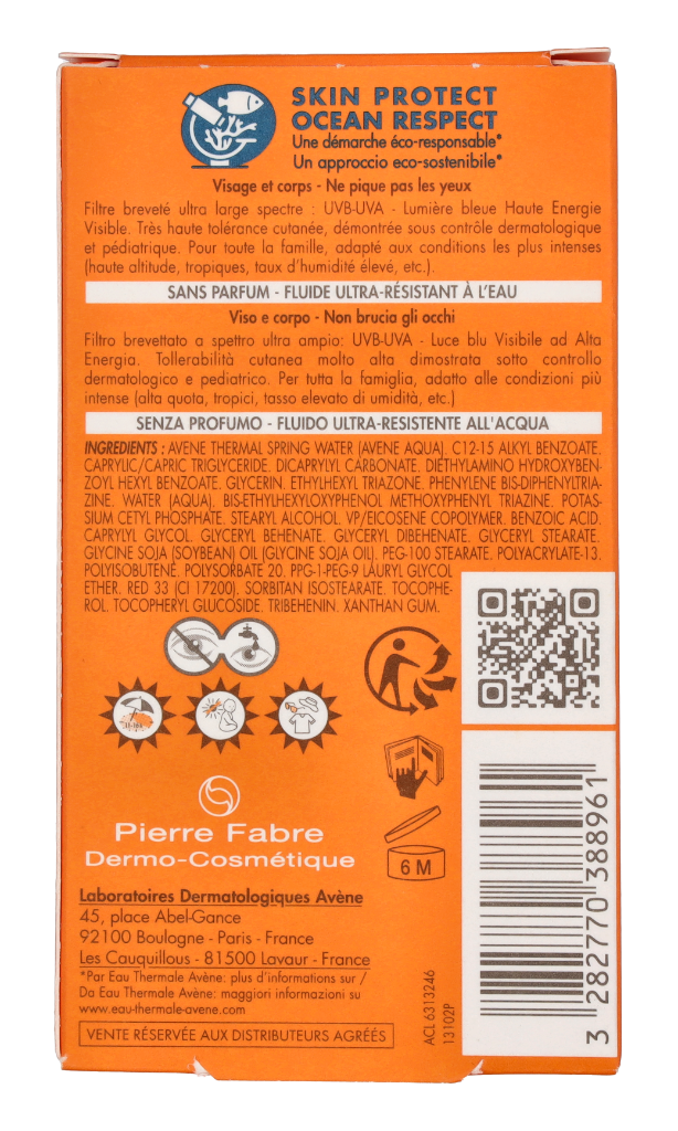 Avene High Protection Solar Reflex SPF50+ 30 ml