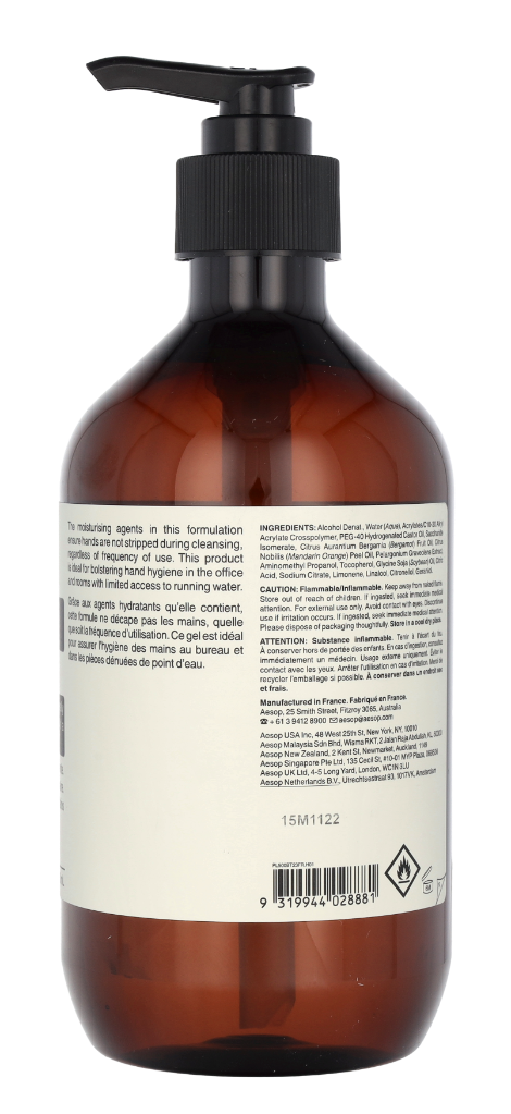 Aesop Geranium Leaf Rinse-Free Hand Wash 500 ml