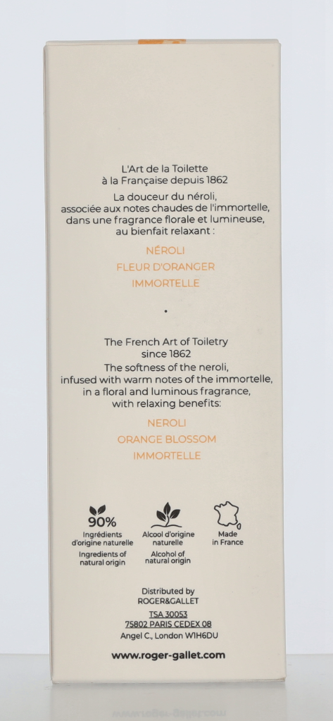 Roger & Gallet Neroli Wellbeing Fragrant Water