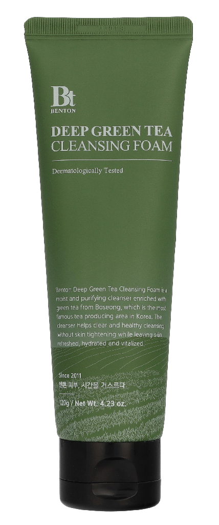 Benton Deep Green Tea Cleansing Foam 120 g