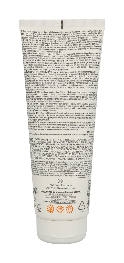 A-Derma Protect Kids Lotion SPF50+ 250 ml