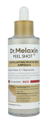 Dr. Melaxin Peel Shot Exfoliant White Rice Ampoule 80 ml