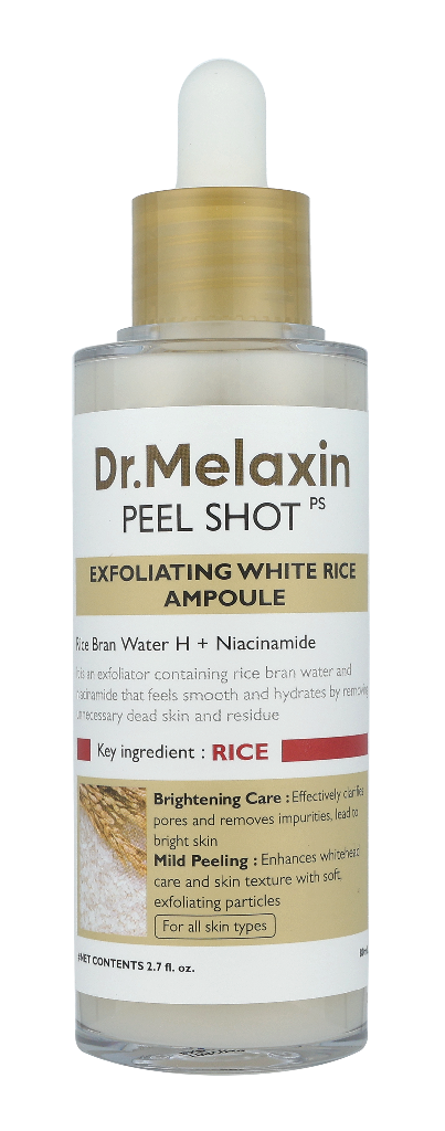 Dr. Melaxin Peel Shot Exfoliant White Rice Ampoule 80 ml