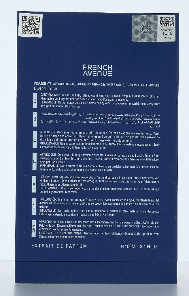 French Avenue Safari Breeze Extrait De Parfum 100 ml