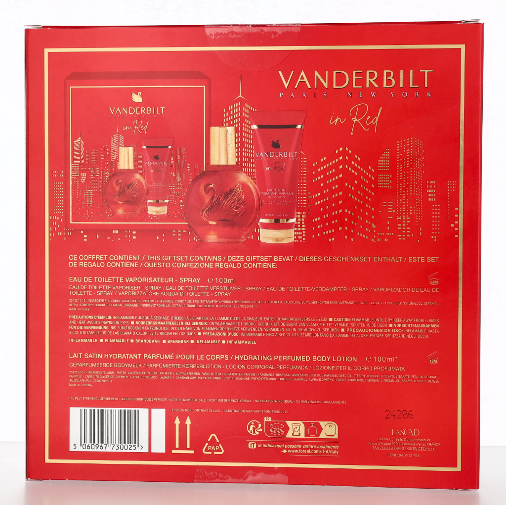 Gloria Vanderbilt In Red Giftset