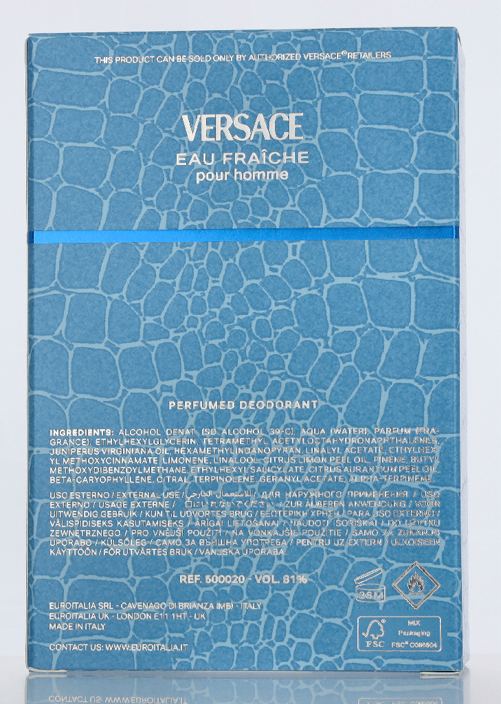 Versace Man Eau Fraiche Deo Spray 100 ml