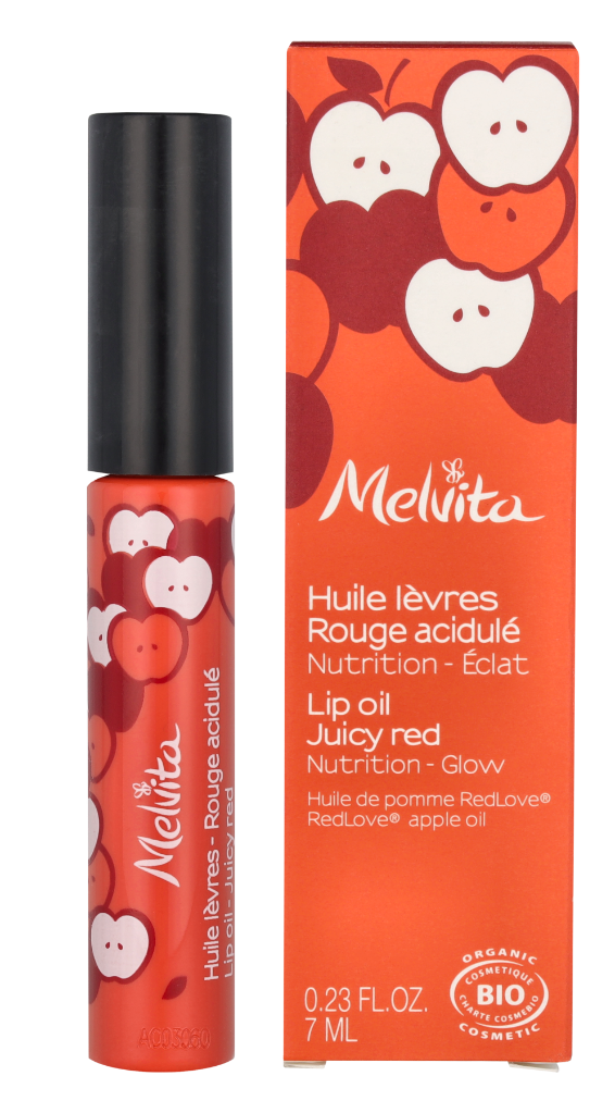 Melvita Lip Oil - Juicy Red 7 ml