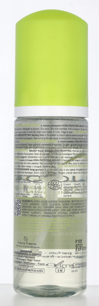 BIOLOGY MOUSSE NETTOYANTE - FL PPE BIOLOGY MOUSSE NETTOYANTE - FL PPE 30ml 150 ml