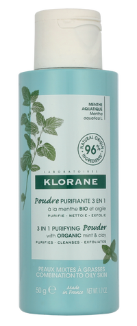 Klorane 3 In 1 Purifying Powder - Mint 50 g