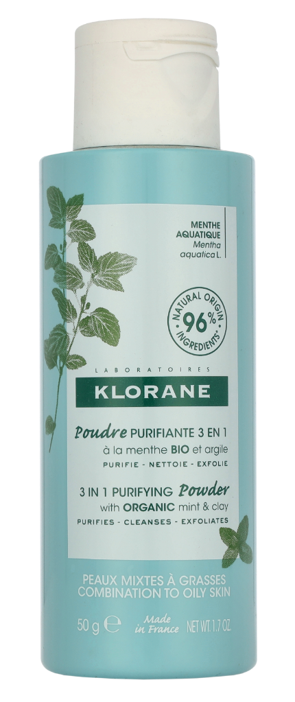 Klorane 3 In 1 Purifying Powder - Mint 50 g