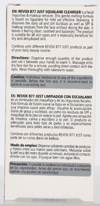 Revox B77 Just Squalane Face Cleanser 30 ml