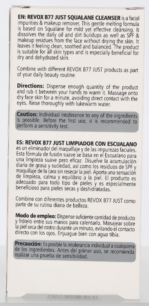 Revox B77 Just Squalane Face Cleanser 30 ml