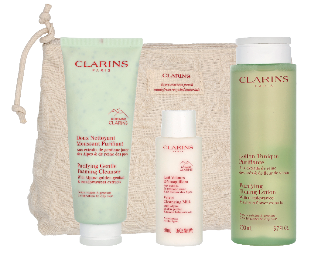 Clarins Cleansing Combination Set 375 ml