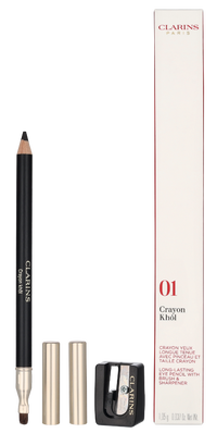 Clarins Crayon Khol Long-Lasting Eye Pencil w/Brush & Sharp.
