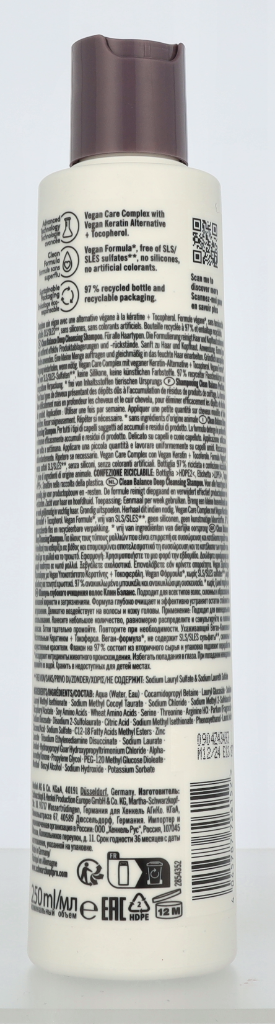 Bonacure Clean Balance Deep Cleansing Shampoo
