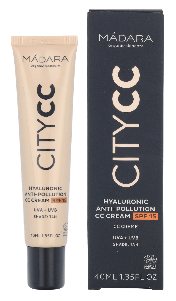 Madara Citycc Anti-Pollution Hyaluronic Cream CC SPF 40 ml