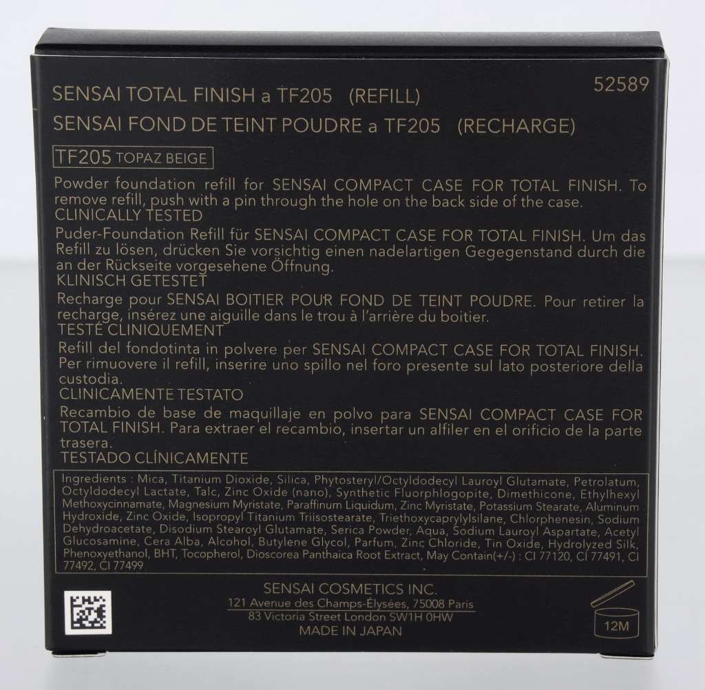 Sensai Total Finish Foundation SPF10 - Refill 11 g