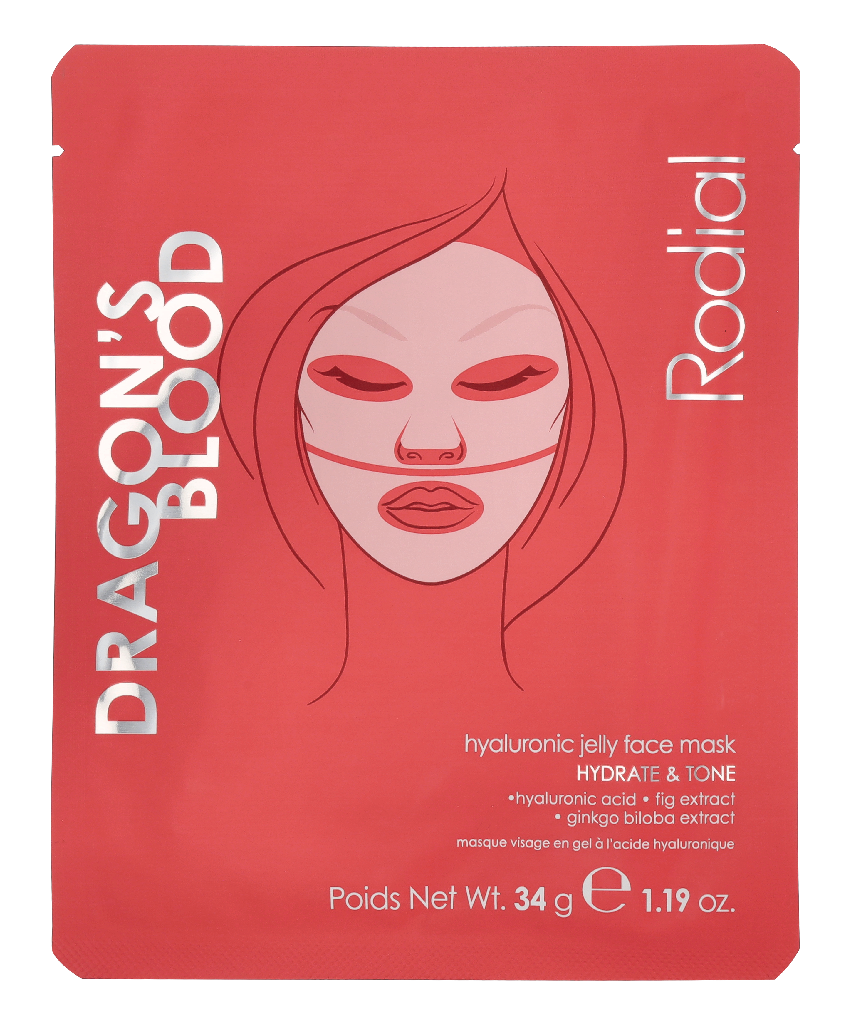 Rodial Dragon's Blood Hyaluronic Jelly Face Mask 4 Stueck