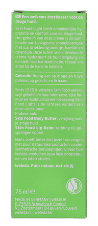 Weleda Skin Food Light Moisturizing Skin Care 75 ml